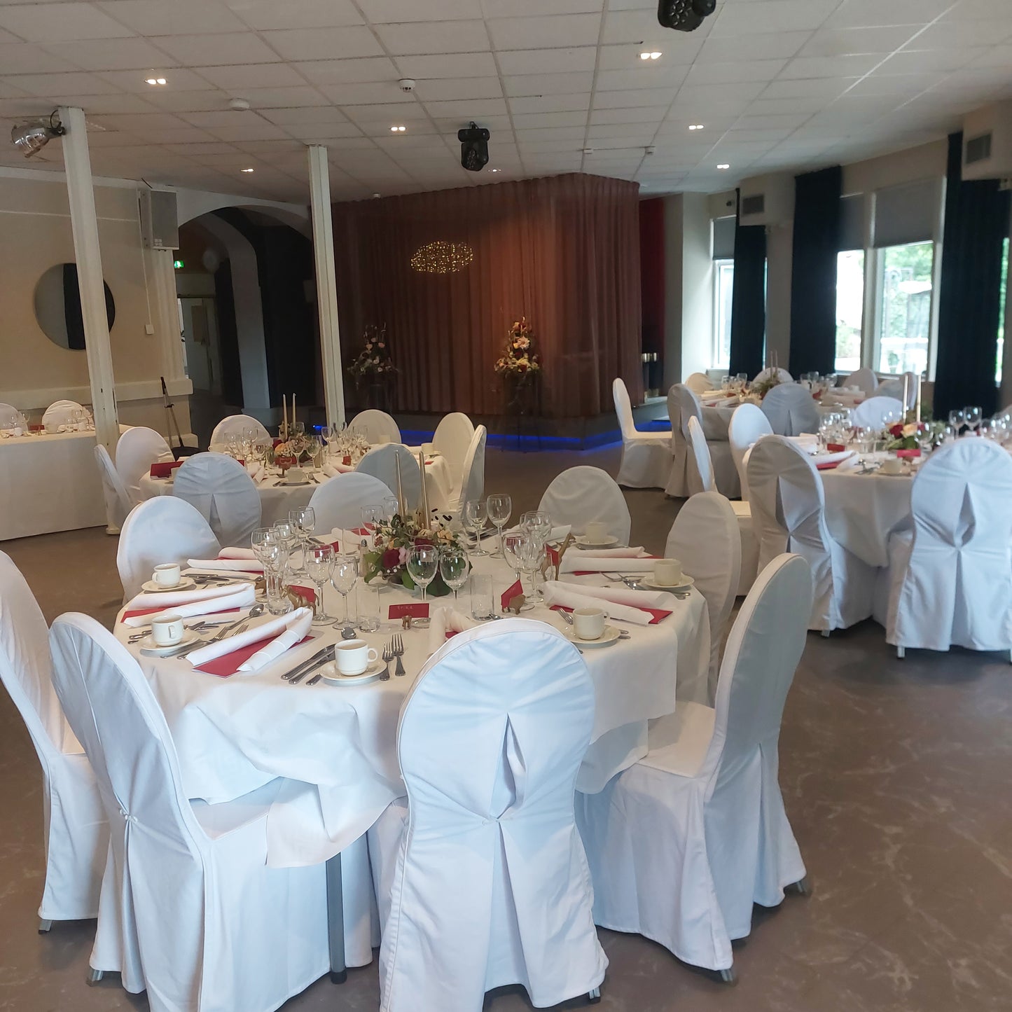 Rund bordsdekoration