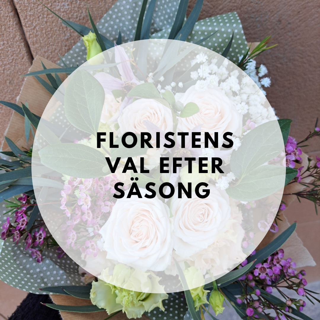 Bukett floristens val efter säsong