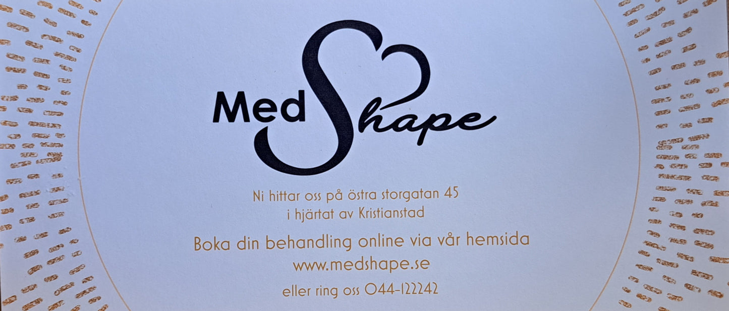 Presentkort Medshape Kristianstad